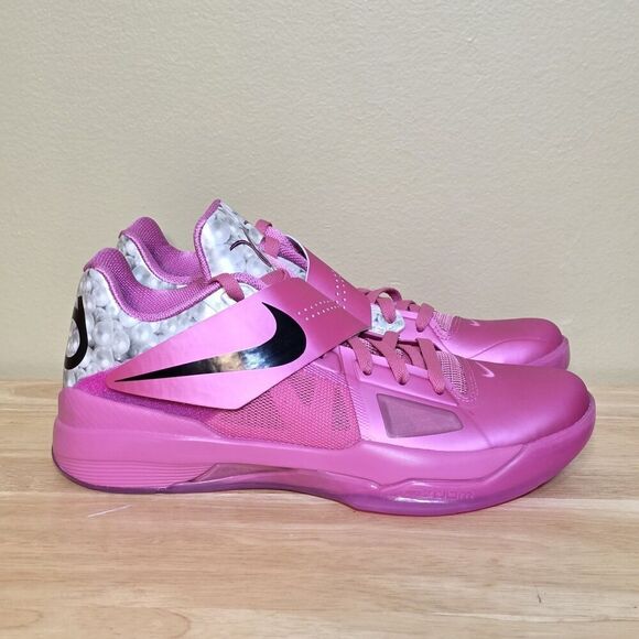 Nike Zoom KD 4 Aunt Pearl Breast Cancer Awareness Pink HF9098-600 Men\'s Size 8.5 main image 8